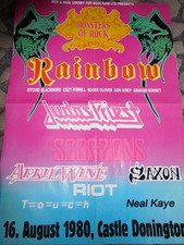 MONSTER OF ROCK  POSTER METAL