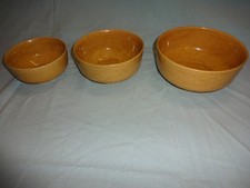 DDR  Kult  Schüsselset Keramik Set  Braune  Schüsseln 3 x Top