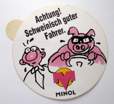 Werbe-Aufkleber Minol