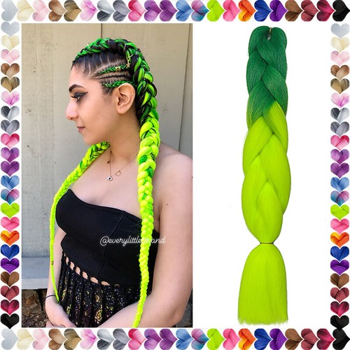 Jumbo braids haarteil ombre - haarteil,