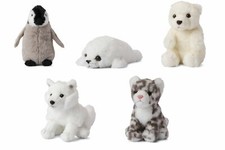 WWF - Plüschtier Polartiere (15cm) Eisbär Robbe Pinguin Schneeleopard Polarfuchs