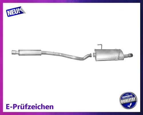 Auspuffanlage für peugeot - peugeot, 206