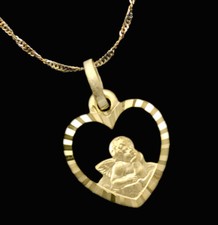 ECHT GOLD *** Herz Anhänger