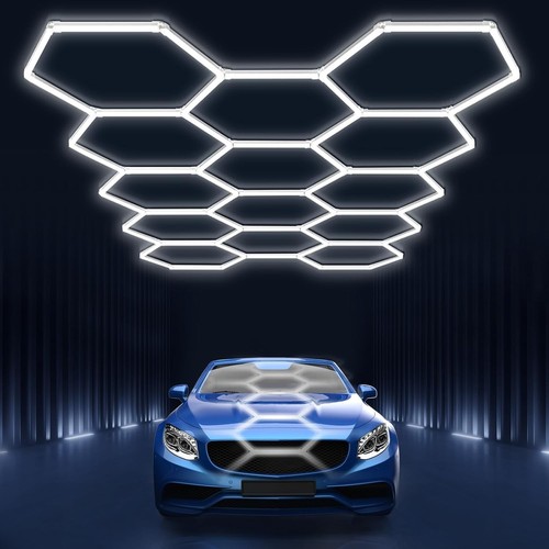 14x hexagon led lampe - hexagon, röhren