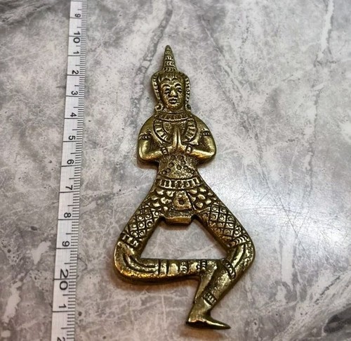 Vintage dicker messing buddha - dicker,
