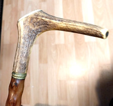 Schöner alter, seltener  Spazierstock, Jägerstock.