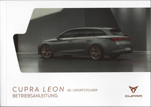 Betriebsanleitung cupra leon - betriebsanleitung,