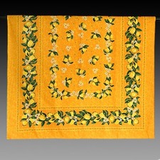 mediterrane Tischdecke Gelb