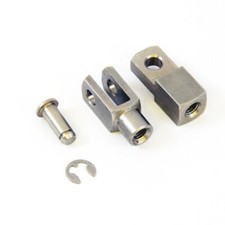 Gabelkopf M4 V2A Edelstahl inkl. Sicherungsbolzen & Gegenstück