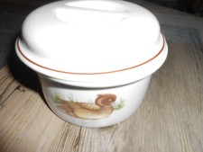 Feuerfeste Auflaufform mit Deckel -  Entenmotiv