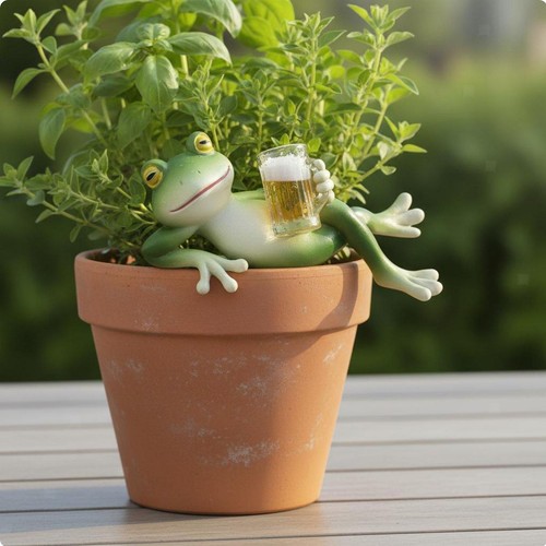 Frosch blumentopfhänger - frosch-blumentopfhänger, –