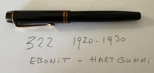 Montblanc füller 322 antik - montblanc,