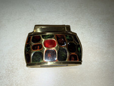 Vintage KW Karl Wieden Tischfeuerzeug – Emaille/Messing – 60er Jahre – Klassiker