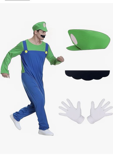 Luigi kostüm herren - luigi,