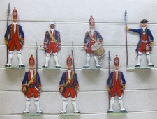 7 Zinnfiguren Preussen