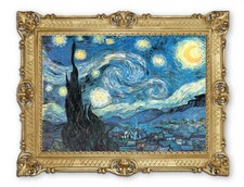 Wandbild Wunderschönes Antik 90x70 cm By  V. Van Gogh Sternen Nacht Gemälde Baro