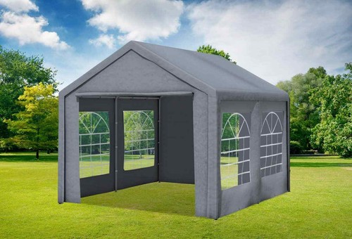 Partyzelt 3x4 grau pvc - partyzelt,