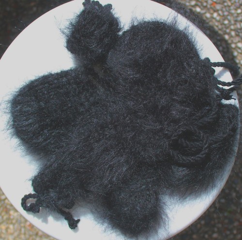 Langhaar mohair peniswärmer - langhaar,
