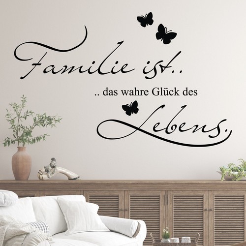 Wandtattoo familie ist das - familie,