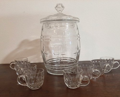 Bowle set kristallglas - bowle,
