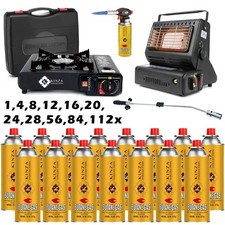 Butan Gas Kanister für Tragbare Herd Kocher Grill BBQ Heizungen Chef Unkraut Stab