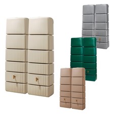 2x 330L GRAF SLIM Wandtank SET inkl. Verbinder Regenwassertank