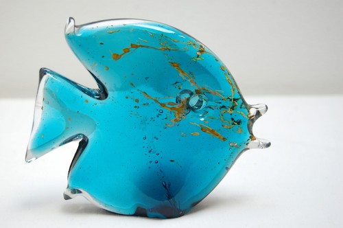 Mdina glas fisch figur - mdina,