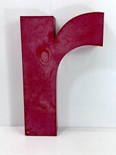 Alter Vintage Blechbuchstabe Industrial Blechschild Reklame Werbung #8596