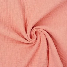 Double Gauze Windelstoff ein lachs