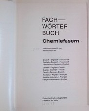 Fachwörterbuch Chemiefasern