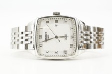 TISSOT LE LOCLE Automatik Stahl T006707A Ø 39 mm Vintage Datum white Dial