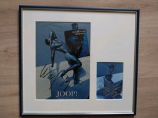 JOOP!: Werbung & Autogramm für Parfum ",Nightflight", handsigniert, 90er Jahre.