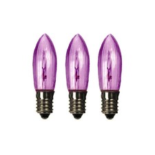 x3 VIOLETT/LILA E10 kleine