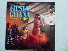 LP Schallplatte "FIESTA GITANA" Gitarren & Castagnetten Los Iberos