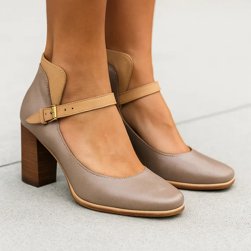 Damenschuhe pumps hellbraun - damenschuhe,