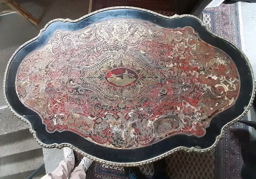 Boulle salontisch intarsien - boulle,