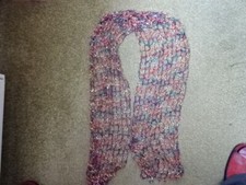 Netzschal Schalnetz bunt Gitterschal Basteln weben Wolle  Sommerschal Austermann