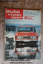 AMS Auto Motor Sport 12/68