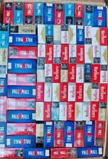 ♠ 50 leere Zigarettenschachteln ♠ DEKO ♠ PARTY ♠ Geburtstag ♠ SCHACHTELKRANZ ♠