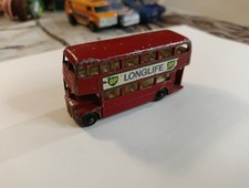 Matchbox Regular Wheels #5 Routemaster London Bus rot BP Longlife Lesney England