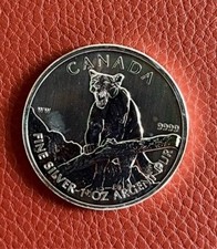 Silbermünze Canada, 5 Dollar