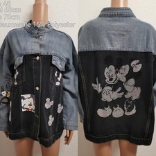 Mickey Mouse Denim Jeansjacke Größe 48
