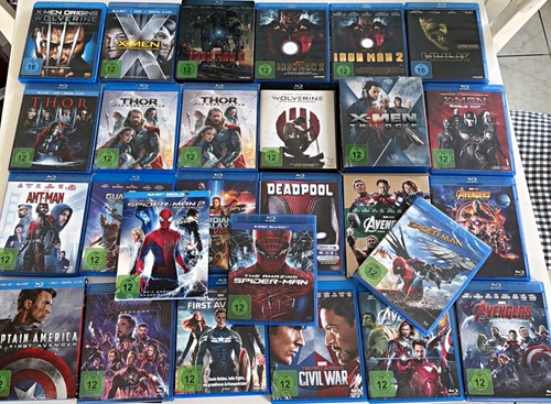 Marvel blu ray sammlung - marvel, blu-ray