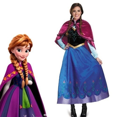 Anna frozen erwachsene lady - ⭐anna,