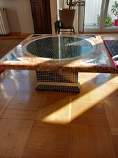 Mosaiktisch quadratisch 100 cm, Höhe 40 cm. Ohne Macken.