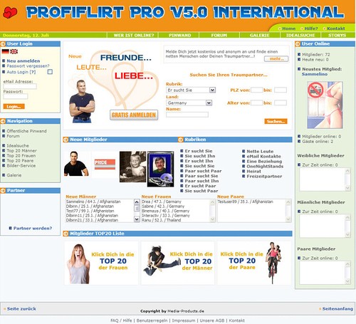 Profiflirt pro 0 - pro, v5.0