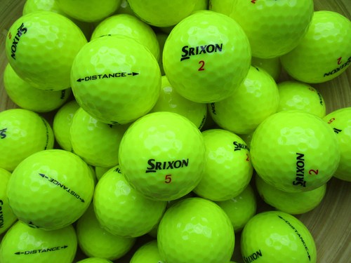 100 neue gelbe srixon distance - neue,
