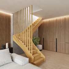 Treppen Aufgesattelte Treppe