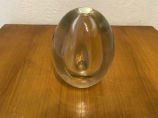 Künstler Glasvase,Höhe 11cm,Boden polliert