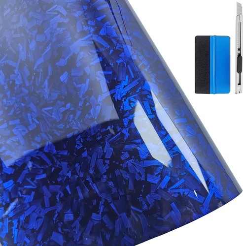 Klebefolie kohlefaser blau - klebefolie,